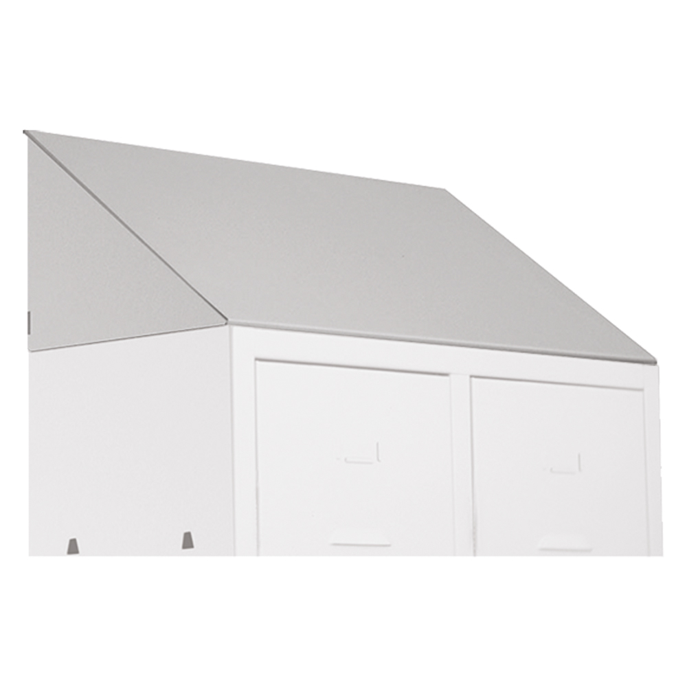 Tetto inclinato 36 x 35 x h.15 per spogliatoio