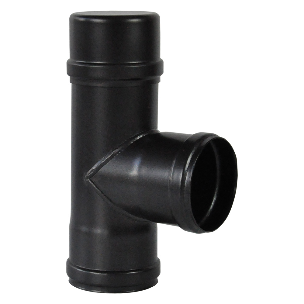 Raccordo a T pellet ø 8 cm con tappo
