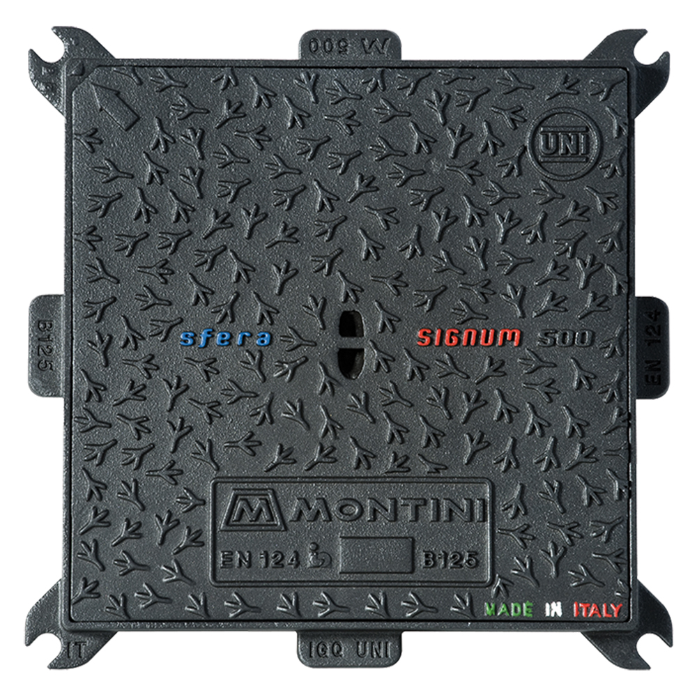 Chiusino in ghisa B125 40 x 40 kg 11