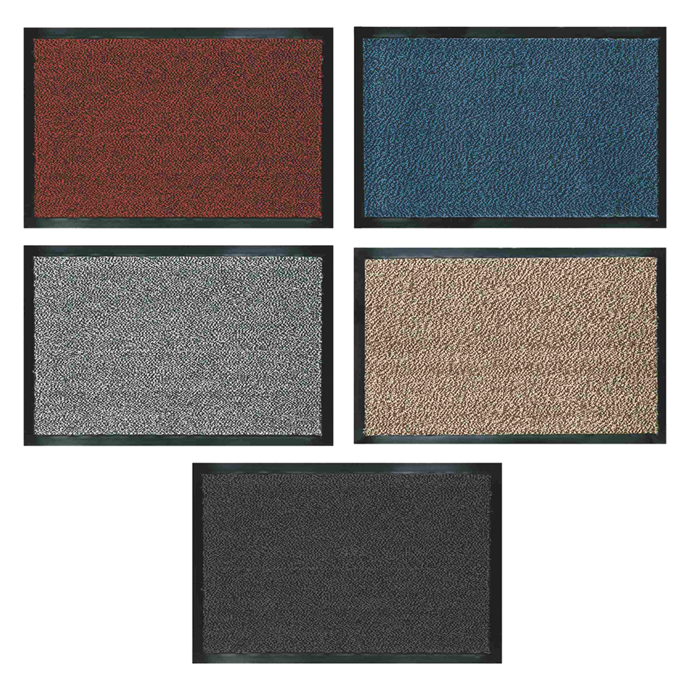 Tappeto asciugapasso grigio 90 x 150 cm