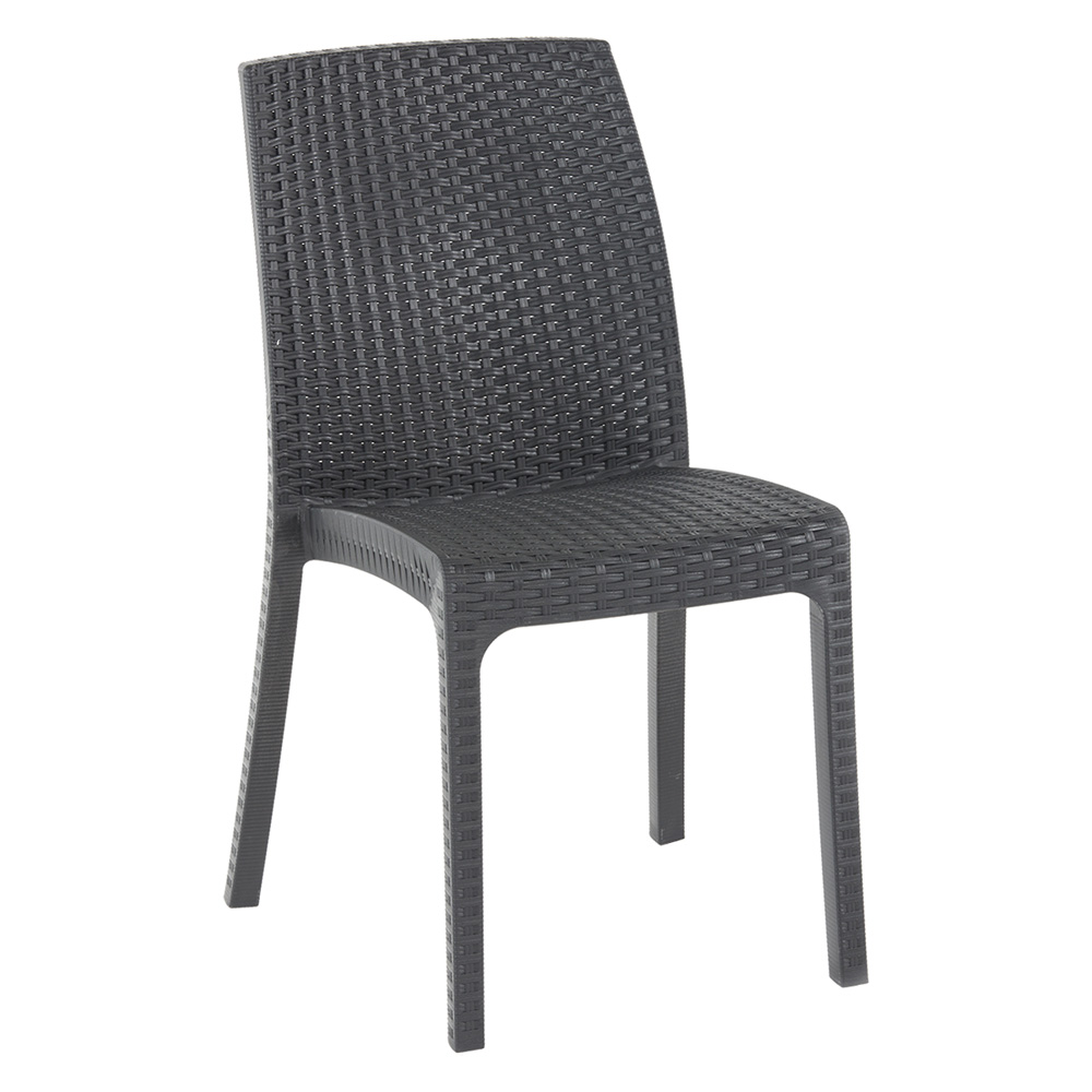 Sedia in polipropilene tortora 47x59xh.86