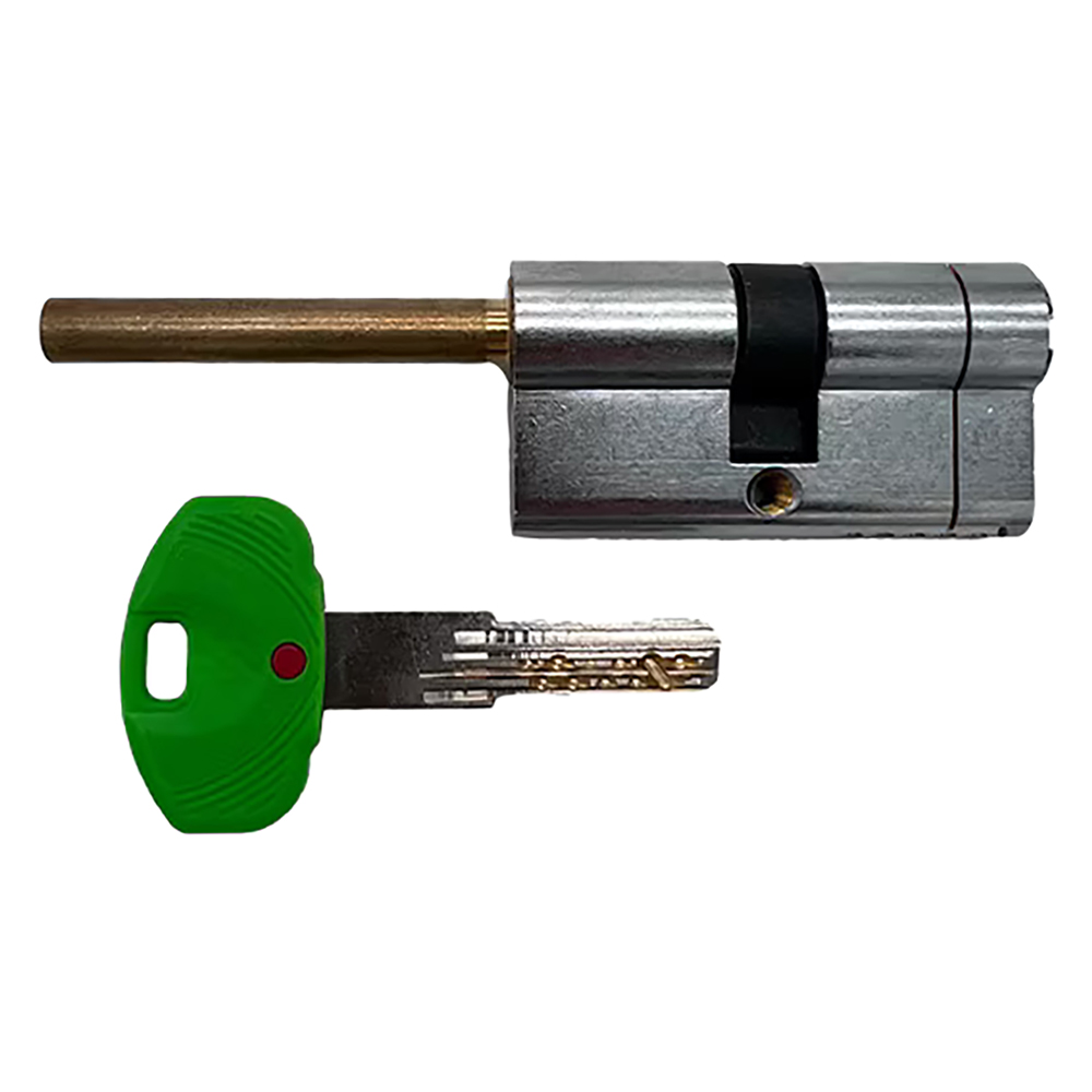 Cilindro profilato cromo satinato 26x10x36 mm