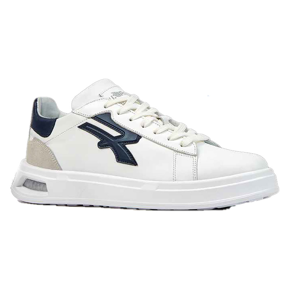Scarpe basse urban n. 45 in pelle bianca