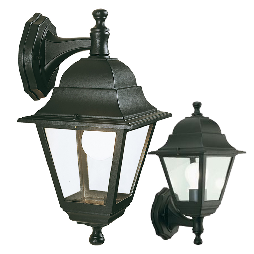 Lanterna old 37x18x20 cm nera