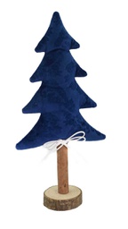 [V6329750000] Albero tessuto blu cm17x7h34,5