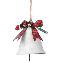 [V6173290000] Campana metallo bianco cm11x10h8