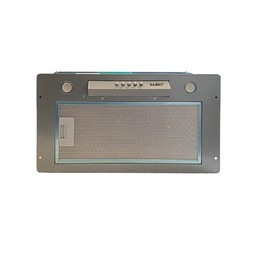 [FZ96814] Cappa aspirante sottopensile da incasso colore grigio 49,5x28 cm