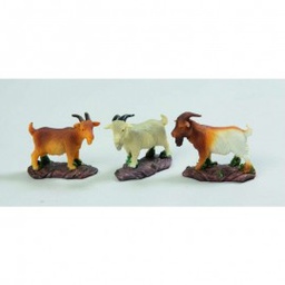 [048405] Capra in resina per presepe assortite 6 cm pz 1