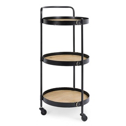 [B0746554] Carrello vintage 3 ripiani Jerrod