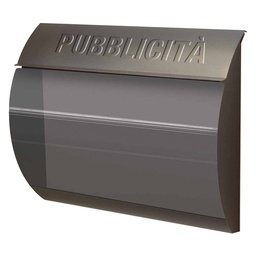 [DFL3130722] Cassetta Portapubblicita' Serie 'Busta' Colore Grigio Ghisa