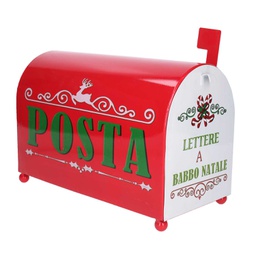[V6328640000] Cassetta posta metallo rosso nbd-9061 cm34x16,5h22