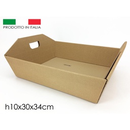 [19627428] Cesta per regali pacchi imballi  34X30X10 AVANA