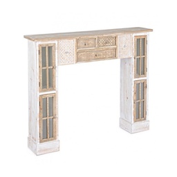 [B0745787] Cornice per camino Decor Omar 4 ante 120x23x100h cm