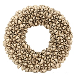 [V6322930000] Coroncina glitter champagne cm ø29h6,5