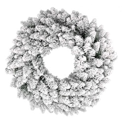 [V6333150000] Coroncina monte bonifato innevata cm ø30