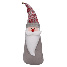 [V6162520000] Fermaporta poliestere babbo natale cm12x11h41