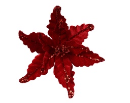 [20102392] Fiore su velluto di poliestere su filo H 17 x Ø 44 cm