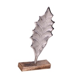 [V6094250000] Foglia metallo cm18x5h25