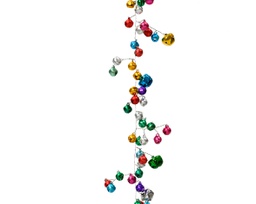 [20102700] Ghirlanda di Ferro con Campanelli di Diverse 120 x 3 x 3 cm