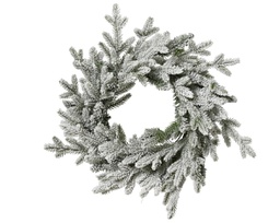 [20102630] Ghirlanda innevata natalizia H 10 x Ø 50 cm