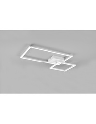 [20009119] Lampada Da Soffitto Squadrata Orientabile Led Dimmer Padella Bianco Trio Lighting