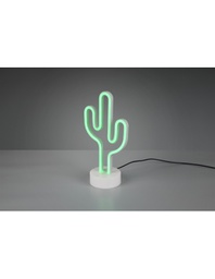 [TRIOR55220101] Lampada Da Tavolo Cactus Moderna Led Verde H29 cm Trio Lighting