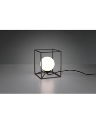 [TRIOR50401032] Lampada Da Tavolo Gabbia 1xG9 Nero Opaco 14x14 cm Trio Lighting