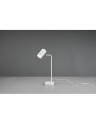 [TRIO512400131] Lampada Da Tavolo Marley Bianco E Spot Cilindrico H45 Trio Lighting