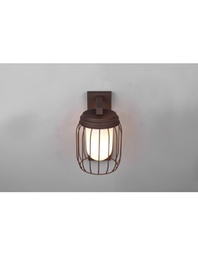 [TRIO210860124] Lampada Parete Gabbia Ruggine 1xE27 Tuela IP44 Trio Lighting