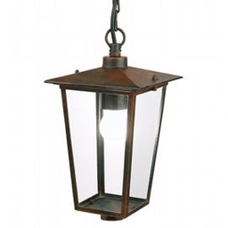 [SOV942/11] Lampada Sospesa in Alluminio Pressofuso con Diffusori in Vetro Trasparente ruggine
