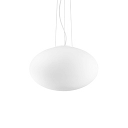 [8021696086736] Lampada a sospensione bianco D 400 x H min 480 - max 2230 mm