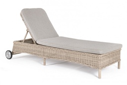 [B0660342] Lettino con Cuscino con Ruote Jupiter New  Cod.0660342