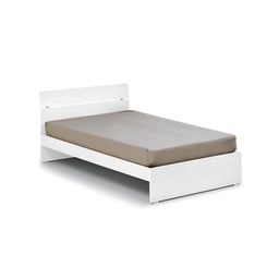 [A10401] Letto matrimoniale per camera colore bianco frassinato cm 200x171xH 98