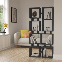 [FZ96979] Libreria bifacciale Rail  antracite 79x166,5