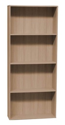 [20099458] Libreria da parete HOMEMANIA con ripiani in legno marrone - 73 x 24 x 170 cm
