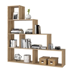 [CAP95685] Libreria divisorio rovere a cubo cm 145 x 29 x 145 h