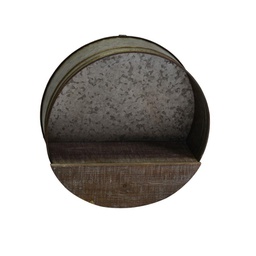 [V5921160000] Mensola legno metallo belfort tondo cmø30x12