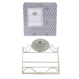 [V6214270000] Mensola metallo paris 1 piano rettangolare cm 26