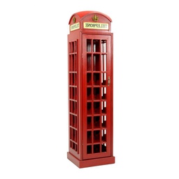 [V5026630000] Mobile cantinetta cabina telefonica inglese cm 44x44h171
