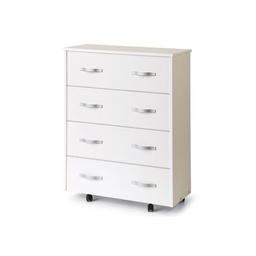 [GIROLETTOBF] Mobile giroletto Bianco in legno nobilitato con rete a doghe 85x36xH.100 cm (copia)