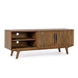 [B0746834] Mobile porta tv 2 ante in legno stile vintage