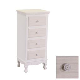 [V8041290000] Mobiletto norimberga 4 cassetti grande cm 41x34h84