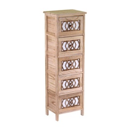 [V8038720000] Mobiletto zagabria cassettiera 5 cassetti cm 30x23h94