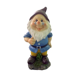 [1905264] Nano con occhiali statua da giardino 16x13,5x28H