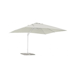 [19905175] Ombrellone Eden bianco- naturale 300x400xh260 cm iperbriko