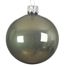 [20035506] Pallina di natale verde muschio Ø10 cm