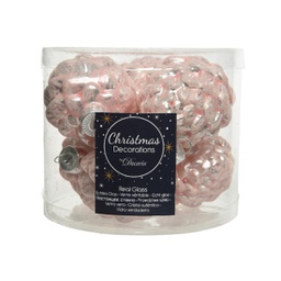 [20035386] Pendaglio Pigna Rosa Assortite M/L 6x