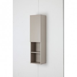 [BR803008] Pensile bagno anta Reversibile Tortora Pastello 30x25x h115 cm