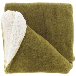 [2005680] Plaid Tommie 130x180 cm colore verde muschio