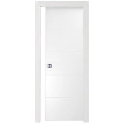 [CAP44194] Porta a Righe Scorrevole Bianca CM. 210 x 70